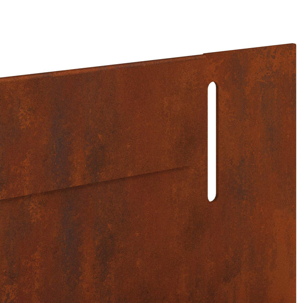 Nurmireunus 30 kpl 102 x 4 x 4 cm Teräs Ruosteinen