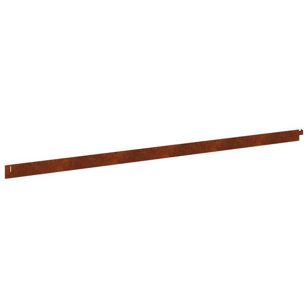 Nurmireunus 30 kpl 102 x 4 x 4 cm Teräs Ruosteinen