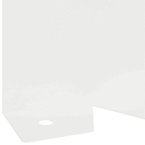 Nurmireunus 10 kpl 102 x 10 x 4 cm Teräs valkoinen