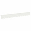 Nurmireunus 10 kpl 102 x 10 x 4 cm Teräs valkoinen