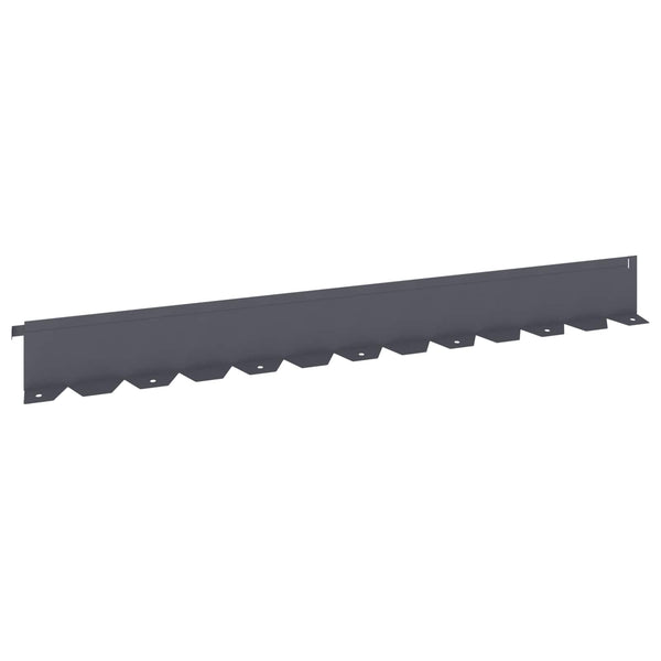 Nurmireunus 20 kpl 102 x 10 x 4 cm Teräs Antrasiitti