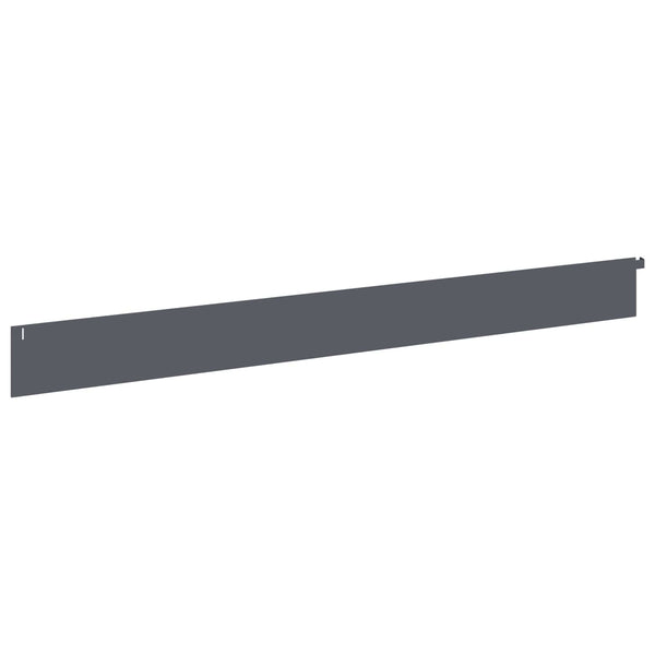Nurmireunus 20 kpl 102 x 10 x 4 cm Teräs Antrasiitti