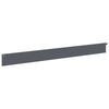 Nurmireunus 30 kpl 102 x 10 x 4 cm Teräs Antrasiitti