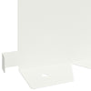 Nurmireunus 10 kpl 102 x 15 x 4 cm Teräs valkoinen