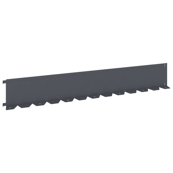 Nurmireunus 20 kpl 102 x 15 x 4 cm Teräs Antrasiitti