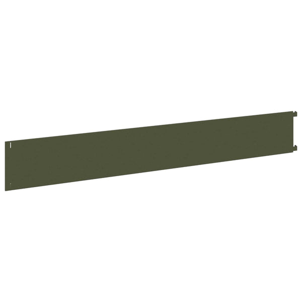 Nurmireunus 10 kpl 102 x 15 x 4 cm Teräs Oliivinvihreä