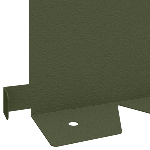 Nurmireunus 20 kpl 102 x 15 x 4 cm Teräs Oliivinvihreä