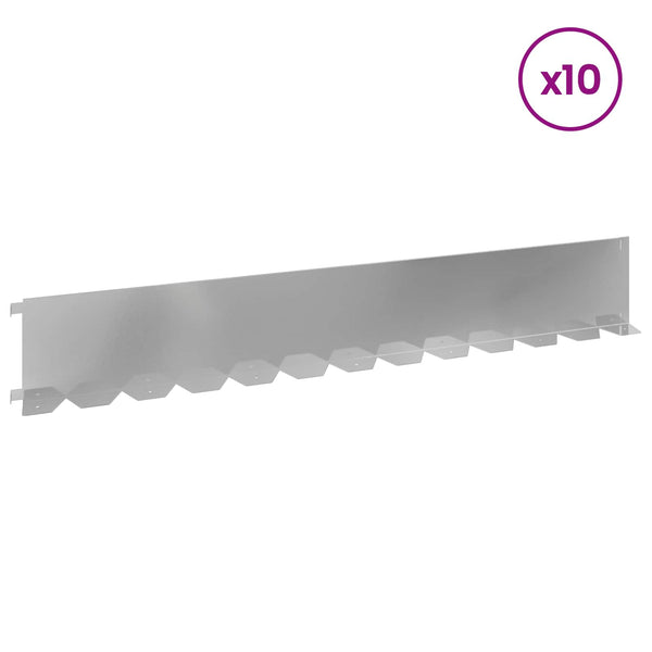 Nurmireunus 10 kpl 102 x 15 x 4 cm Teräs Hopea