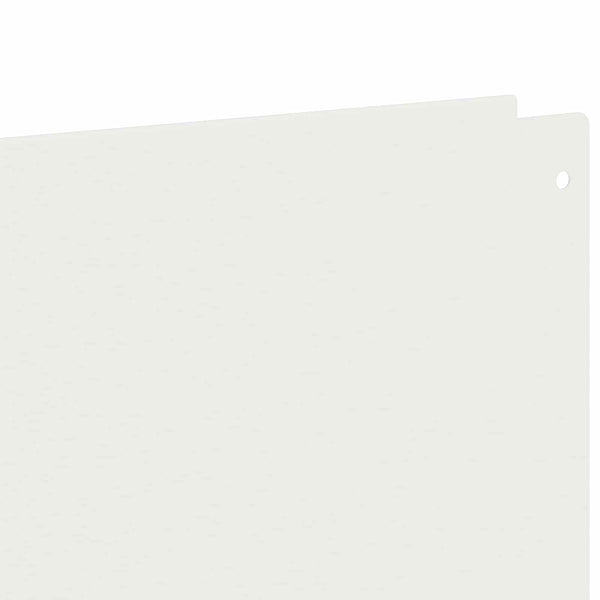 Nurmireunus 20 kpl 100 x 12 cm Teräs valkoinen