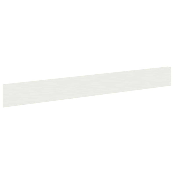 Nurmireunus 20 kpl 100 x 12 cm Teräs valkoinen