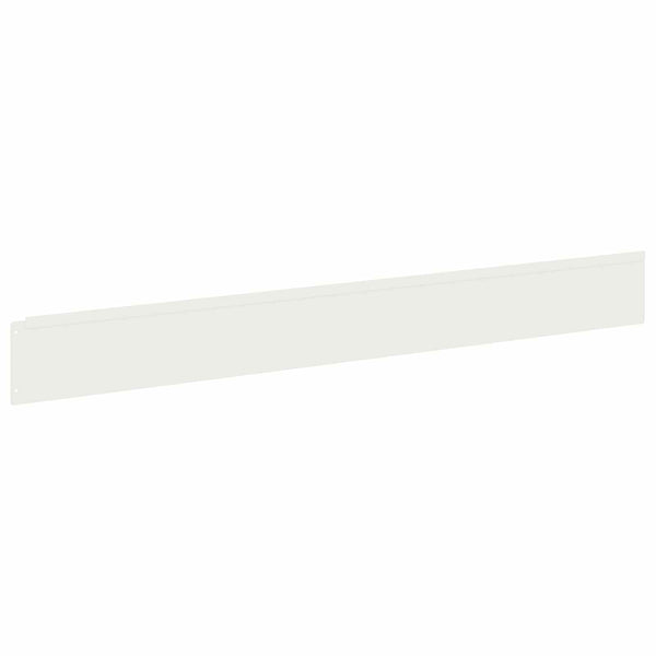 Nurmireunus 20 kpl 100 x 12 cm Teräs valkoinen