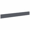 Nurmireunus 30 kpl 100 x 12 cm Teräs Antrasiitti