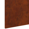 Nurmikon reunus ylätaitteella 10 kpl 100x12cm Teräs Ruosteinen
