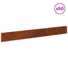 Nurmireunus 50 kpl 100 x 12 cm Teräs Ruosteinen