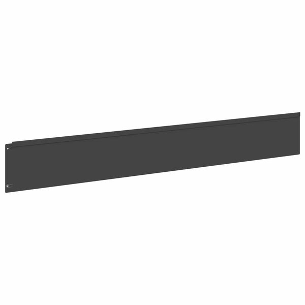 Nurmireunus 30 kpl 100 x 15 cm Teräs Musta