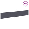 Nurmireunus 10 kpl 100 x 18 cm Teräs Antrasiitti
