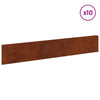Nurmireunus 10 kpl 100 x 18 cm Teräs Ruosteinen