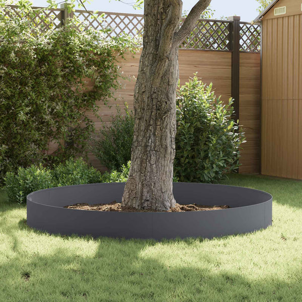 Nurmireunus 10 kpl 100 x 22 cm Teräs Antrasiitti