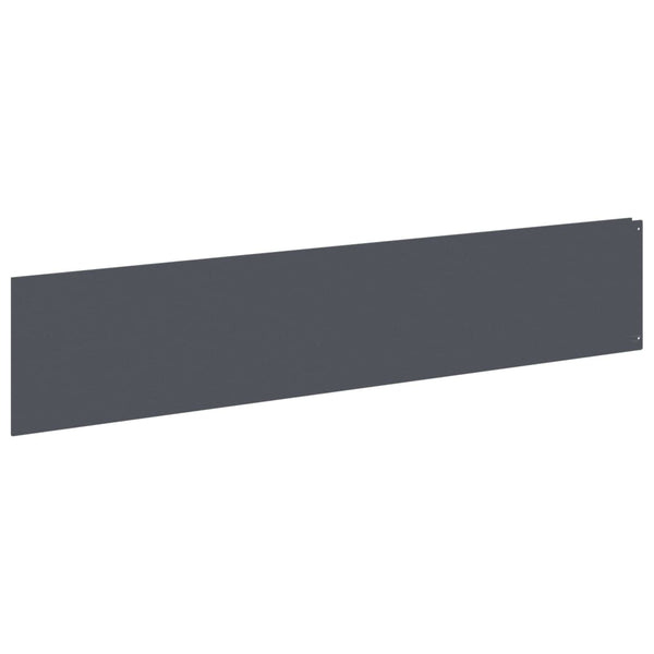 Nurmireunus 20 kpl 100 x 22 cm Teräs Antrasiitti