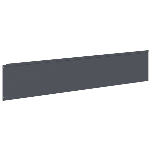 Nurmireunus 20 kpl 100 x 22 cm Teräs Antrasiitti