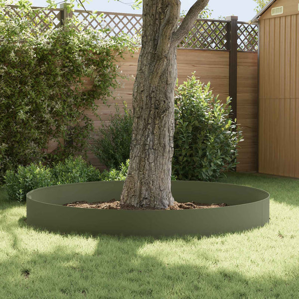 Nurmireunus 20 kpl 100 x 22 cm Teräs Oliivinvihreä