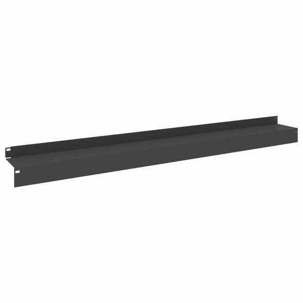 Nurmireunus 10 kpl 100 x 10 x 8 cm Teräs Musta