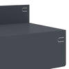 Nurmireunus 10 kpl 100 x 10 x 8 cm Teräs Antrasiitti