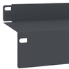 Nurmireunus 10 kpl 100 x 10 x 8 cm Teräs Antrasiitti