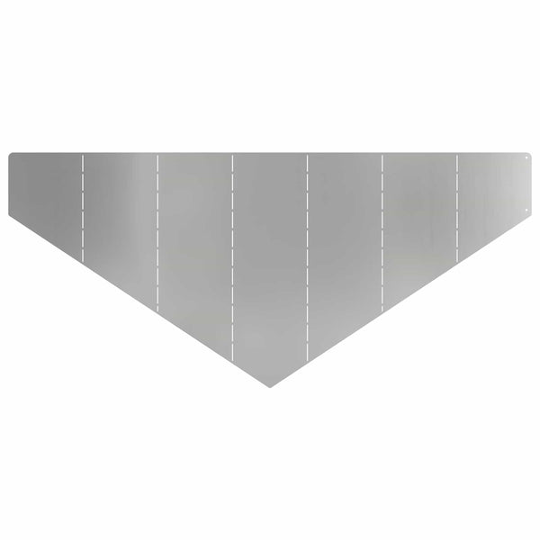 Nurmireunus 100 x 45 cm Teräs Hopea