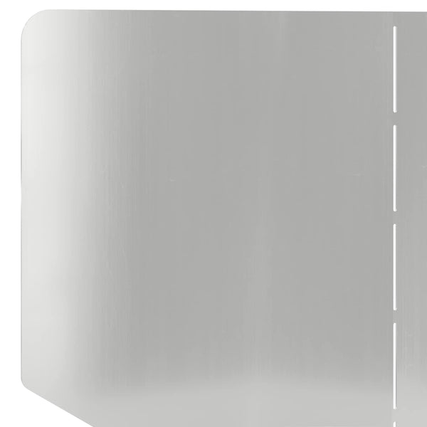 Nurmireunus 4 kpl 100 x 45 cm Teräs Hopea