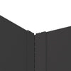 Nurmireunus 4 kpl 60 x 60 x 20 cm Teräs Musta