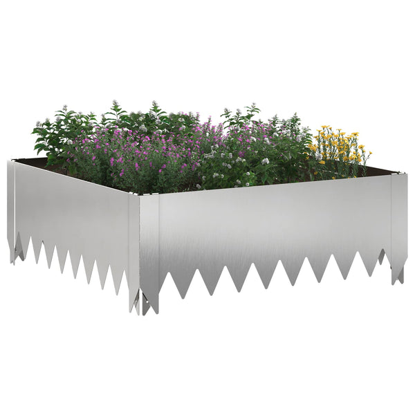 Nurmireunus 60 x 60 x 20 cm Teräs Hopea