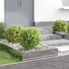 Nurmireunus 4 kpl 60 x 60 x 20 cm Teräs Hopea