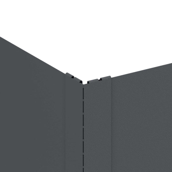 Nurmireunus 100 x 60 x 20 cm Teräs Antrasiitti