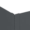 Nurmireunus 4 kpl 100 x 60 x 20 cm Teräs Antrasiitti