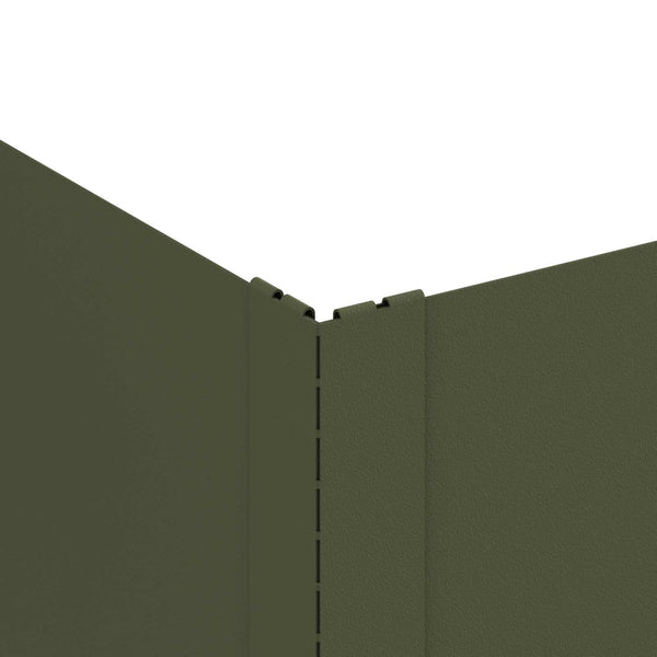 Nurmireunus 4 kpl 100 x 60 x 20 cm Teräs Oliivinvihreä