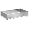 Nurmireunus 4 kpl 100 x 60 x 20 cm Teräs Hopea