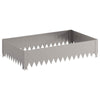 Nurmireunus 4 kpl 100 x 60 x 20 cm Teräs Ruosteinen