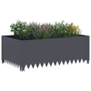 Nurmireunus 100 x 60 x 35 cm Teräs Antrasiitti