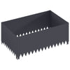 Nurmireunus 4 kpl 100 x 60 x 35 cm Teräs Antrasiitti