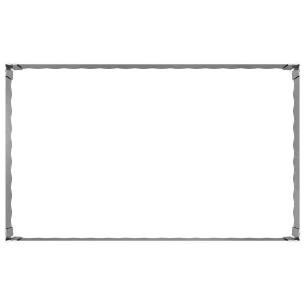 Nurmireunus 4 kpl 100 x 60 x 35 cm Teräs Hopea
