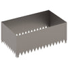 Nurmireunus 4 kpl 100 x 60 x 35 cm Teräs Ruosteinen