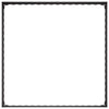 Nurmireunus 4 kpl 100 x 100 x 35 cm Teräs Musta