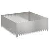 Nurmireunus 4 kpl 100 x 100 x 35 cm Teräs Hopea