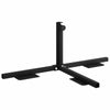 Puolikas aurinkovarjon tukirunko Musta Teräs for 32-38 mm Pole