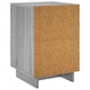 Yöpöytäkaappi 2 kpl Harmaa Sonoma 33,5 x 34,5 x 50 cm