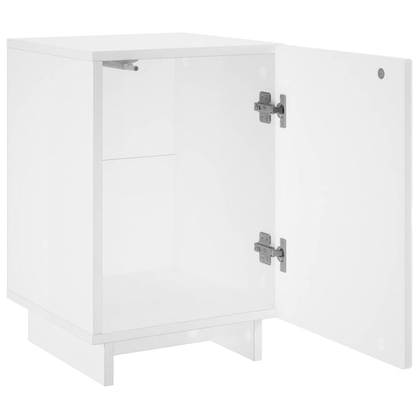 Yöpöytäkaappi 2 kpl valkoinen 33,5 x 34,5 x 50 cm Tekninen puu
