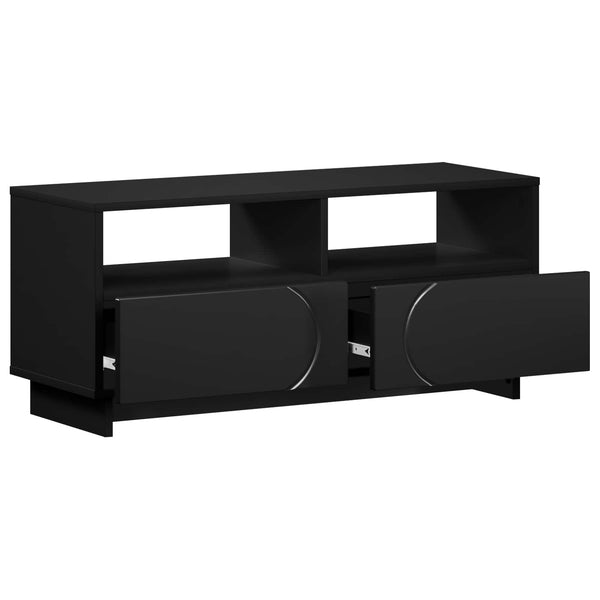 TV-teline 90 x 34,5 x 40 cm Musta Tekninen puu