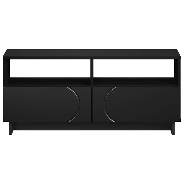 TV-teline 90 x 34,5 x 40 cm Musta Tekninen puu