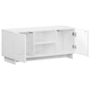 TV-teline 90 x 34.5 x 40 cm valkoinen Tekninen puu